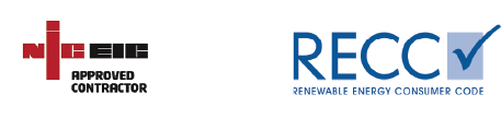 Acrrediations-01-01 Accreditation logos for the relevant bodies within the solar industry.